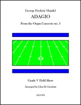 Adagio from Organ Concerto no. 7 Marching Band sheet music cover